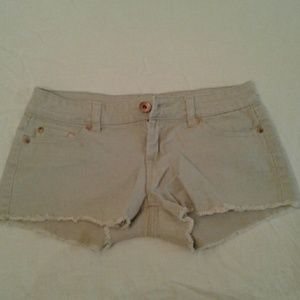 Juniors khaki shorts size 2